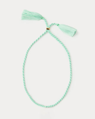 Loren Hope Marina Silk Cord Necklace, Fresh Water Blue, large