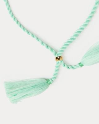 Loren Hope Marina Silk Cord Necklace, Fresh Water Blue, large image 2
