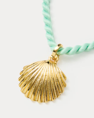 Loren Hope De la Mer Shell Pendant, Gold Metallic, large image 1 - Lilly Pulitzer