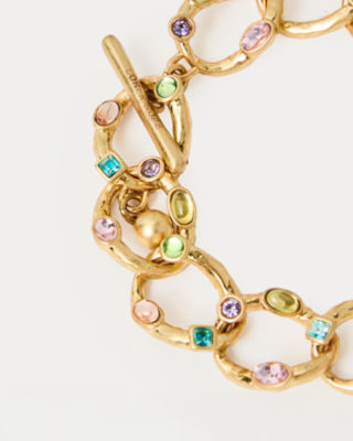 Loren Hope Almeria Link Bracelet, Gold Metallic, large image 1 - Lilly Pulitzer