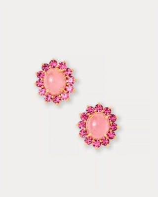 Loren Hope Georgie Stud Earrings, Conch Shell Pink, large