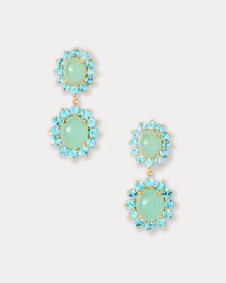 Loren Hope Georgie Drop Earrings, Fresh Water Blue, large