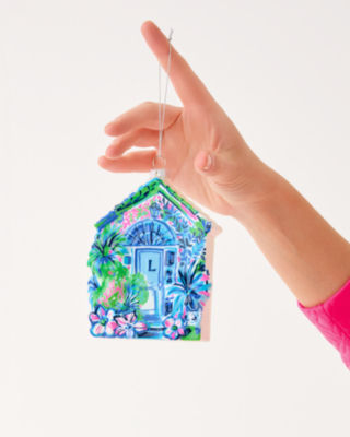 Lilly's House Ornament, Multi Lillys Door Ornament, large image 4