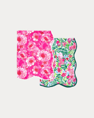 Tea Towel Set, Multi Glowing Gardens, large image 3