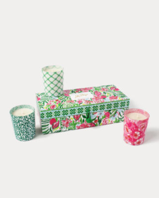Lilly Pulitzer Votive Candle Set In Multi