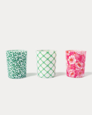 Lilly Pulitzer Votive Candle Set In Multi