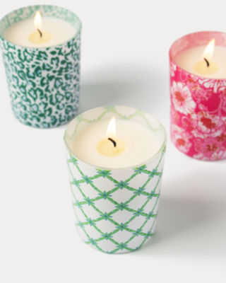 Lilly Pulitzer Votive Candle Set In Multi