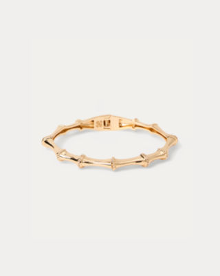 Bamboo Jungle Bracelet, Gold Metallic, large