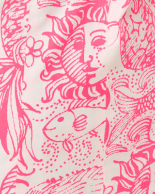 Girls Mini Wister Dress, Cherry Blossom Pink Fleur De Lilly, large image 2