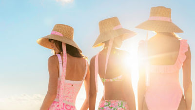 models wearing swimsuits