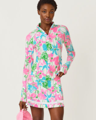 UPF 50+ Luxletic Marilla High Rise Skort, Resort White Viney Liney, large