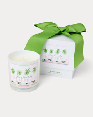 Signature Perfectly Palm Beach Candle, Resort White, large