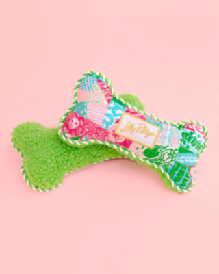 Pet Toy, Multi Crazy Quilt, large