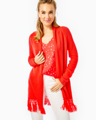 Lilly pulitzer 2025 fringe cardigan