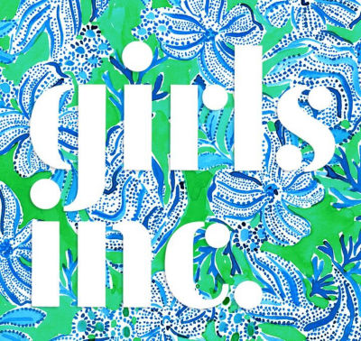 printed background, girls inc.