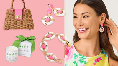 models wearing printed dres with feathers