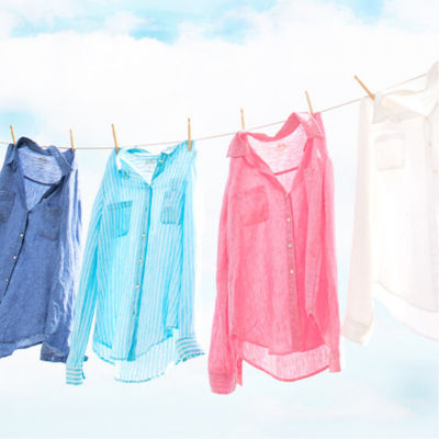 linen clothes on a line