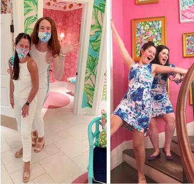 Maddy Carelli smiling with her friends