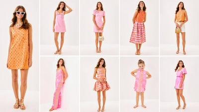 models wearing various prints