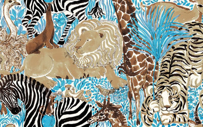 vintage animal print