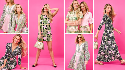 collage of models