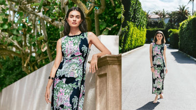 models in black print