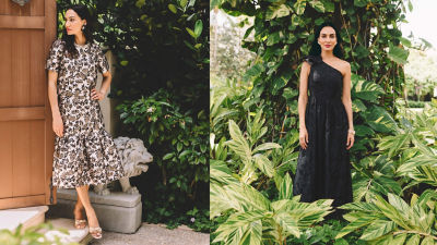 models wearing black and brown