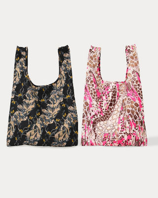 patterned tote