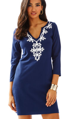 quarter sleeve t shirt dress