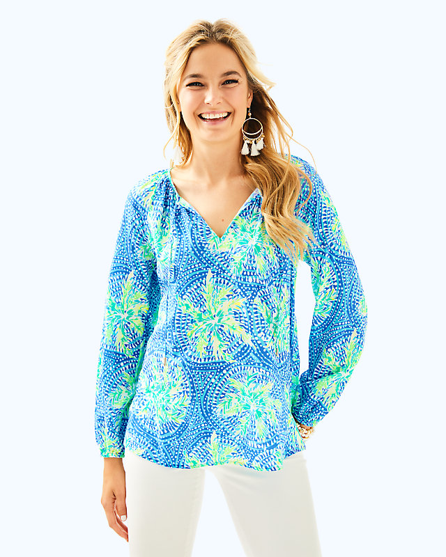 Willa Tunic Top, , large - Lilly Pulitzer