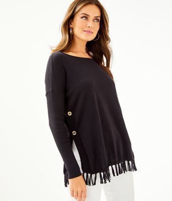 Ramona Fringe Sweater, , large - Lilly Pulitzer