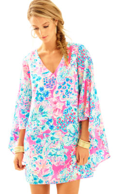 lilly pulitzer silk caftan