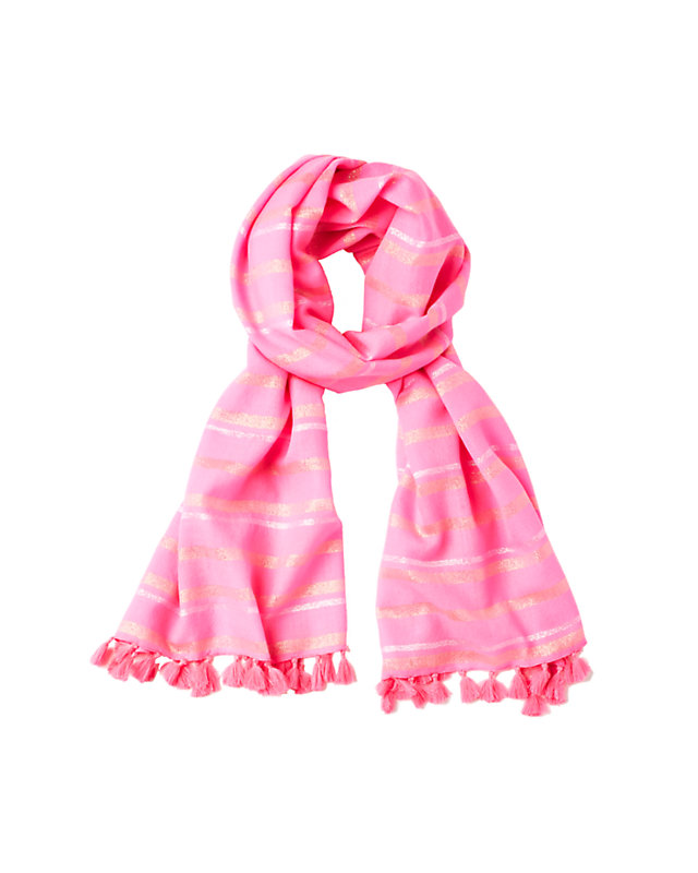 The Lilly Stripe Scarf, , large - Lilly Pulitzer