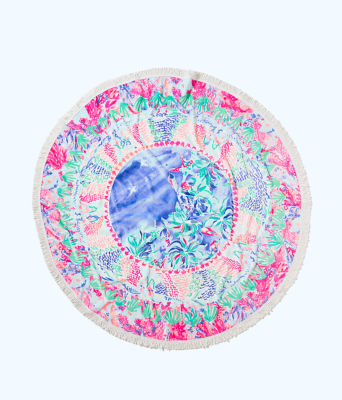 Circa Round Beach Towel, , large  - Lilly Pulitzer