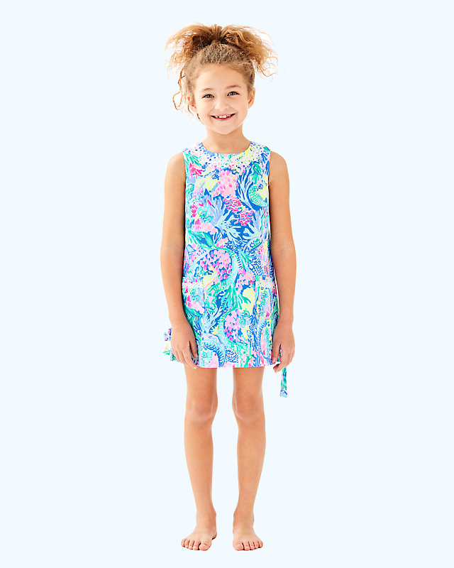 Girls Little Lilly Classic Shift Dress, , large - Lilly Pulitzer