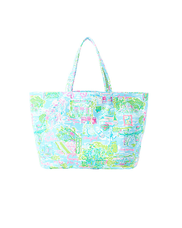 Palm Beach Tote - Ocean Reef, , large - Lilly Pulitzer