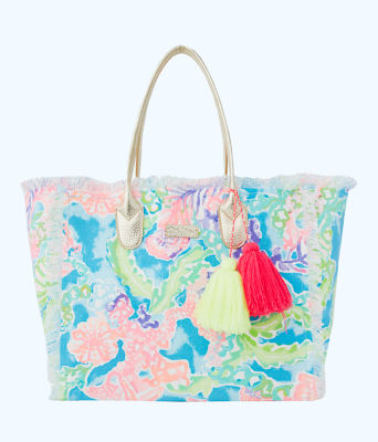 lilly pulitzer clear tote