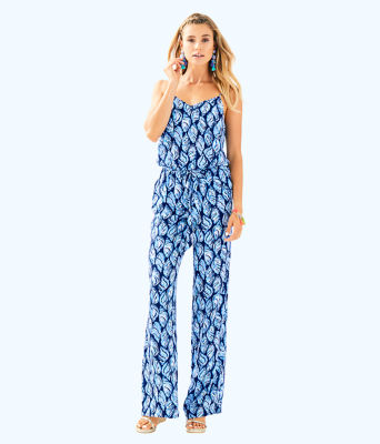 lilly pulitzer blue jumpsuit