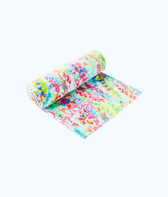 lilly pulitzer terry cloth beach bag