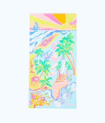 Destination Beach Towel - Key West, , large  - Lilly Pulitzer