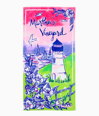 Destination Beach Towel, , large - Lilly Pulitzer