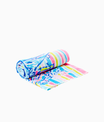 Destination Beach Towel, Multi Destination Watch Hill Towel, large image 1 - Lilly Pulitzer