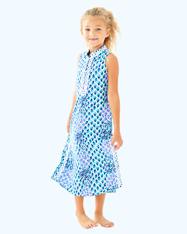 Girls Mini Jane Maxi Dress, , large - Lilly Pulitzer