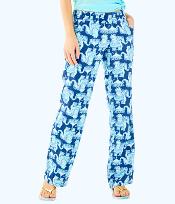 33" Florita Linen Pant, , large  - Lilly Pulitzer