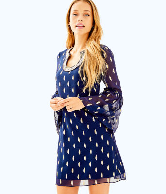 Amory Silk Dress, , large  - Lilly Pulitzer