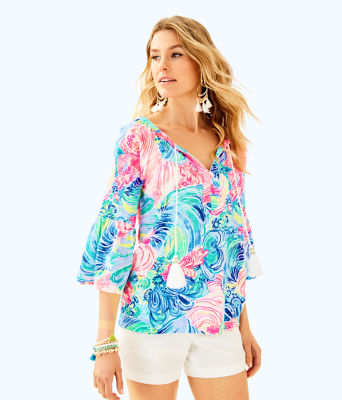 Del Lago Tunic, , large  - Lilly Pulitzer
