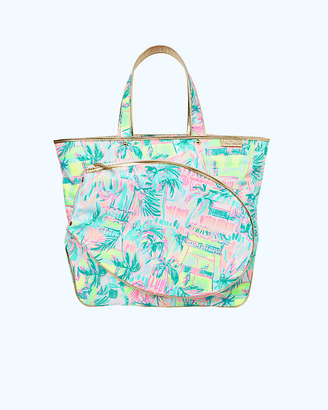Perfect Match Tennis Tote, , large - Lilly Pulitzer