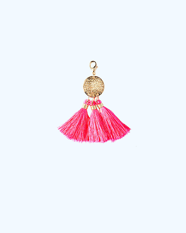 Removable Triple Tassel Disc Zipper Pull, , large - Lilly Pulitzer