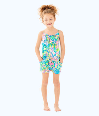 Girls Aleene Romper, , large  - Lilly Pulitzer