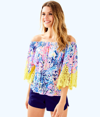 Zaylee Top, , large  - Lilly Pulitzer